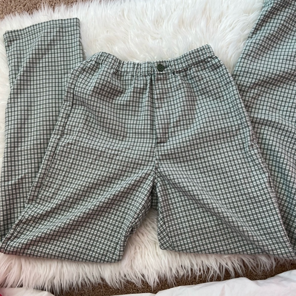 Brandy Melville nearly new plaid pants, one size